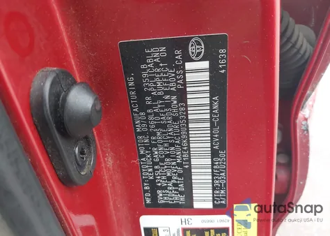 2009 Toyota Camry Le z USA, uszkodzony, nr VIN 4T1BE46K99U353283